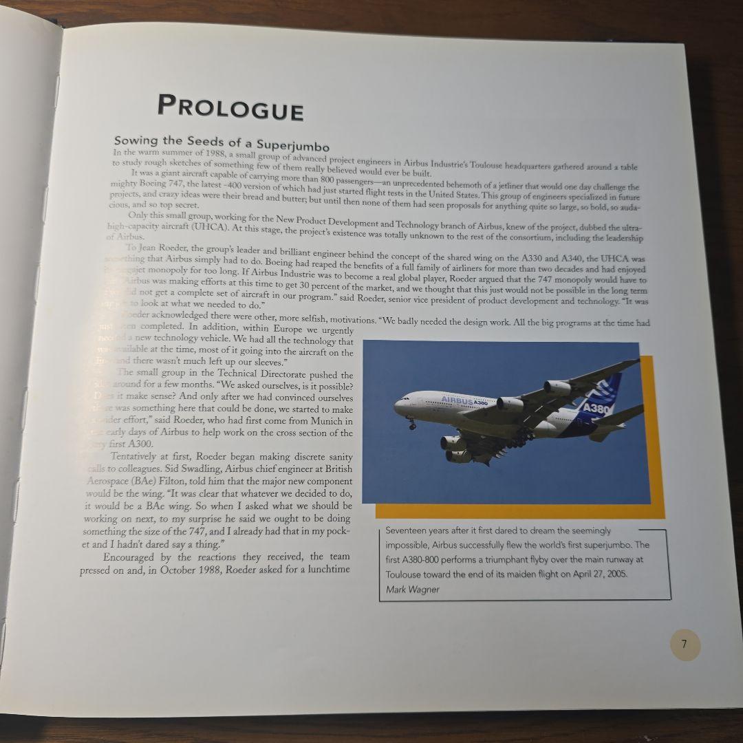 【希少本】洋書　Airbus A380　写真集