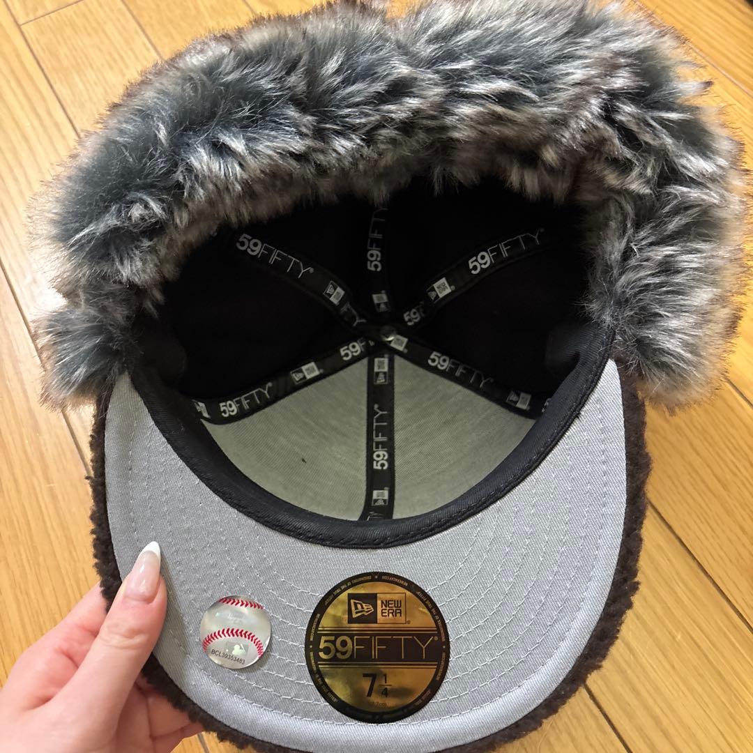 59FIFTY Dog Ear ボア ロサンゼルス・ドジャース ブラウン