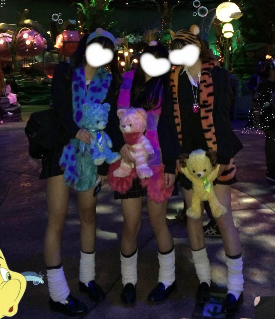 ディズニーマフラーキャップ 4点セット