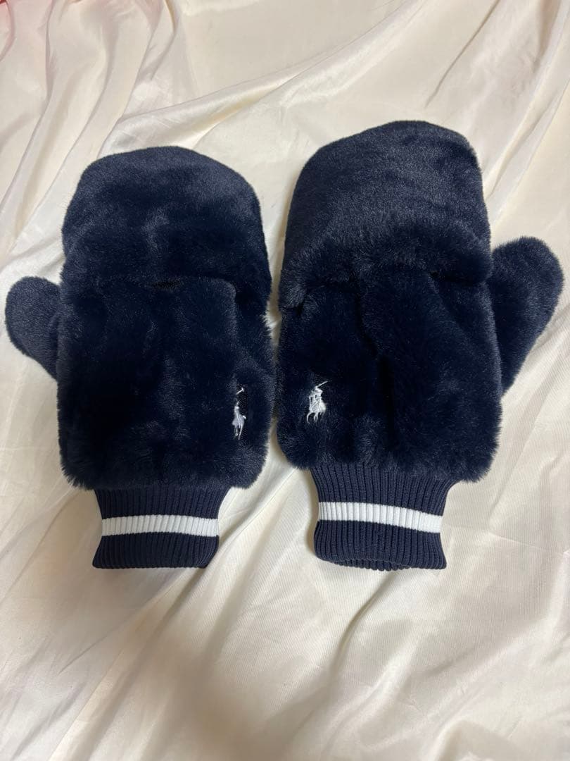 Polo Ralph Lauren ネイビー ミトン手袋
