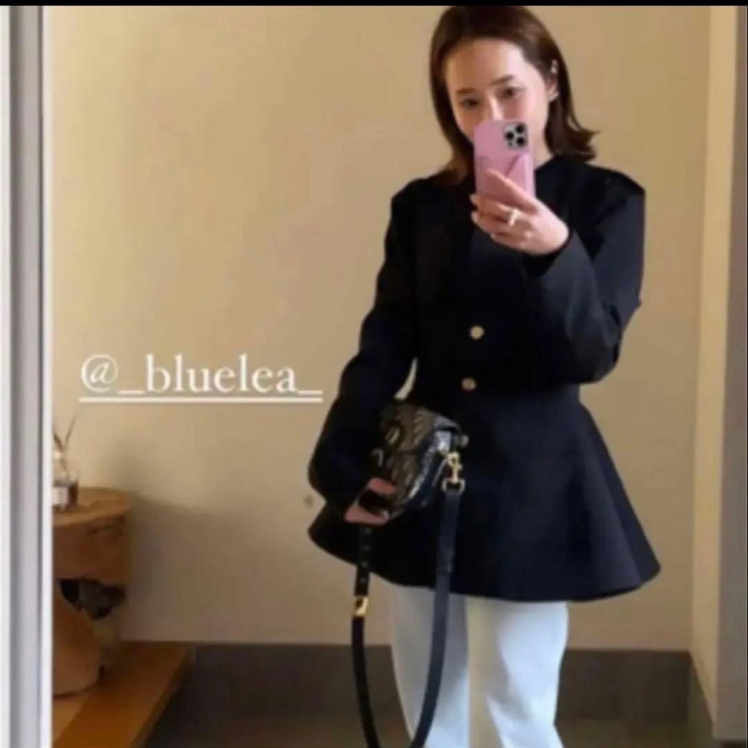 入学式　ブルレア　bluelea ペプラム　ジャケット　アウター　美品