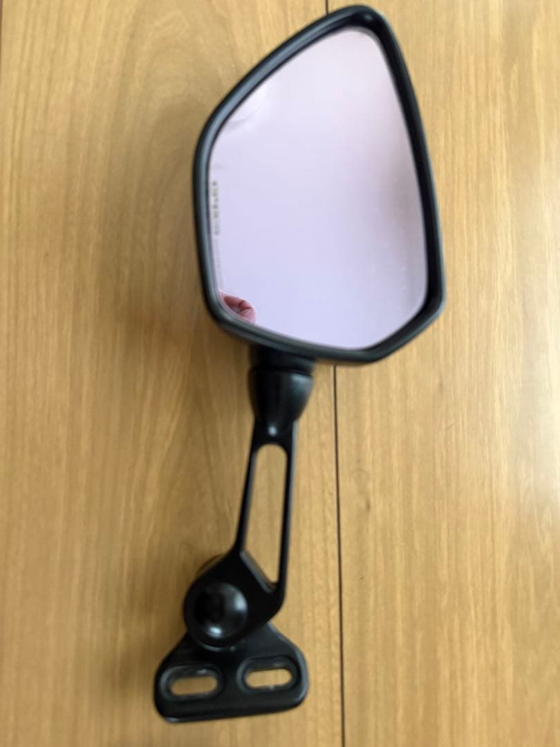 TANAX NAPOREONバイクミラー ブラック 三角形 2個セット