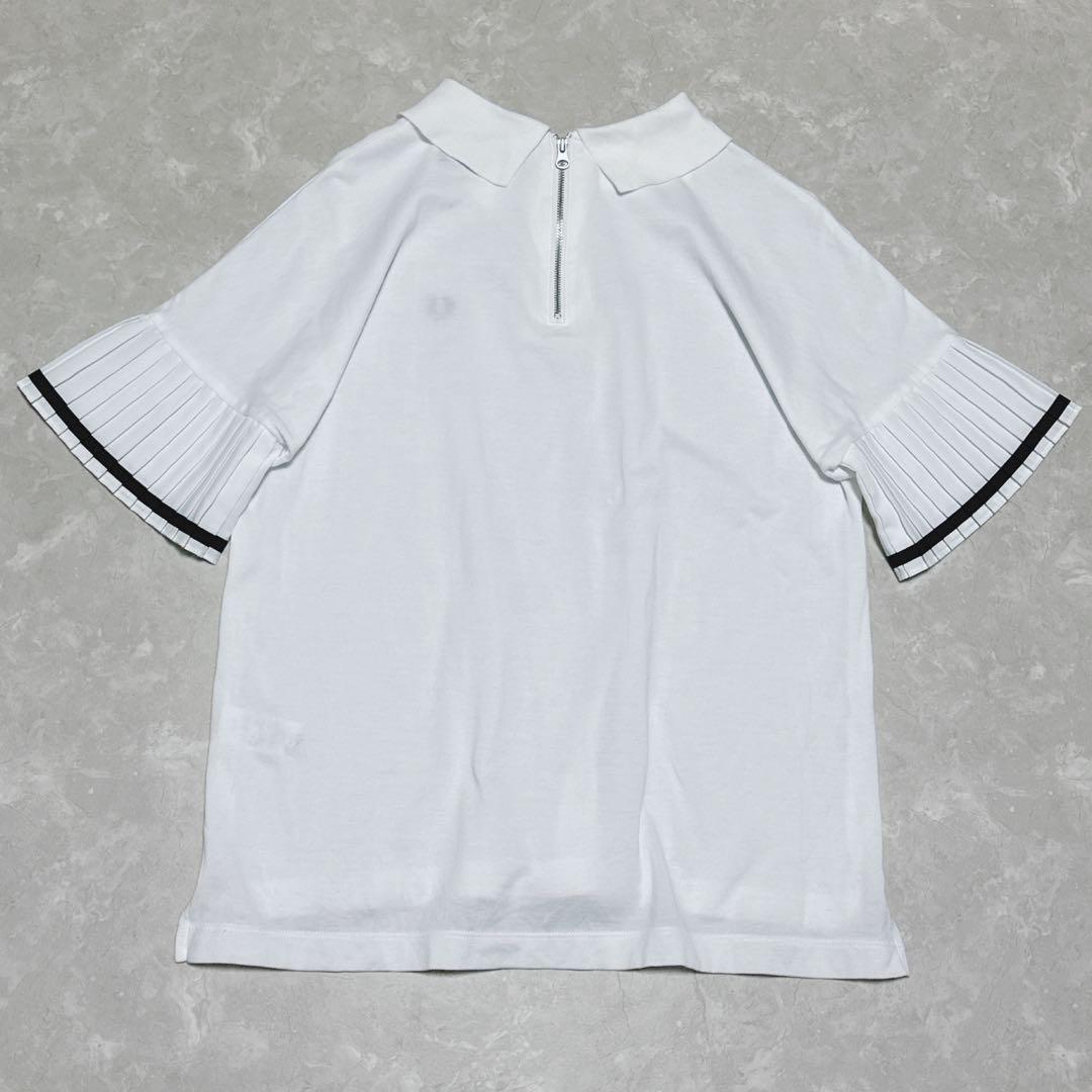 Fred Perry フレッドペリー プリーツスリーブ ポロシャツ ワンポイント