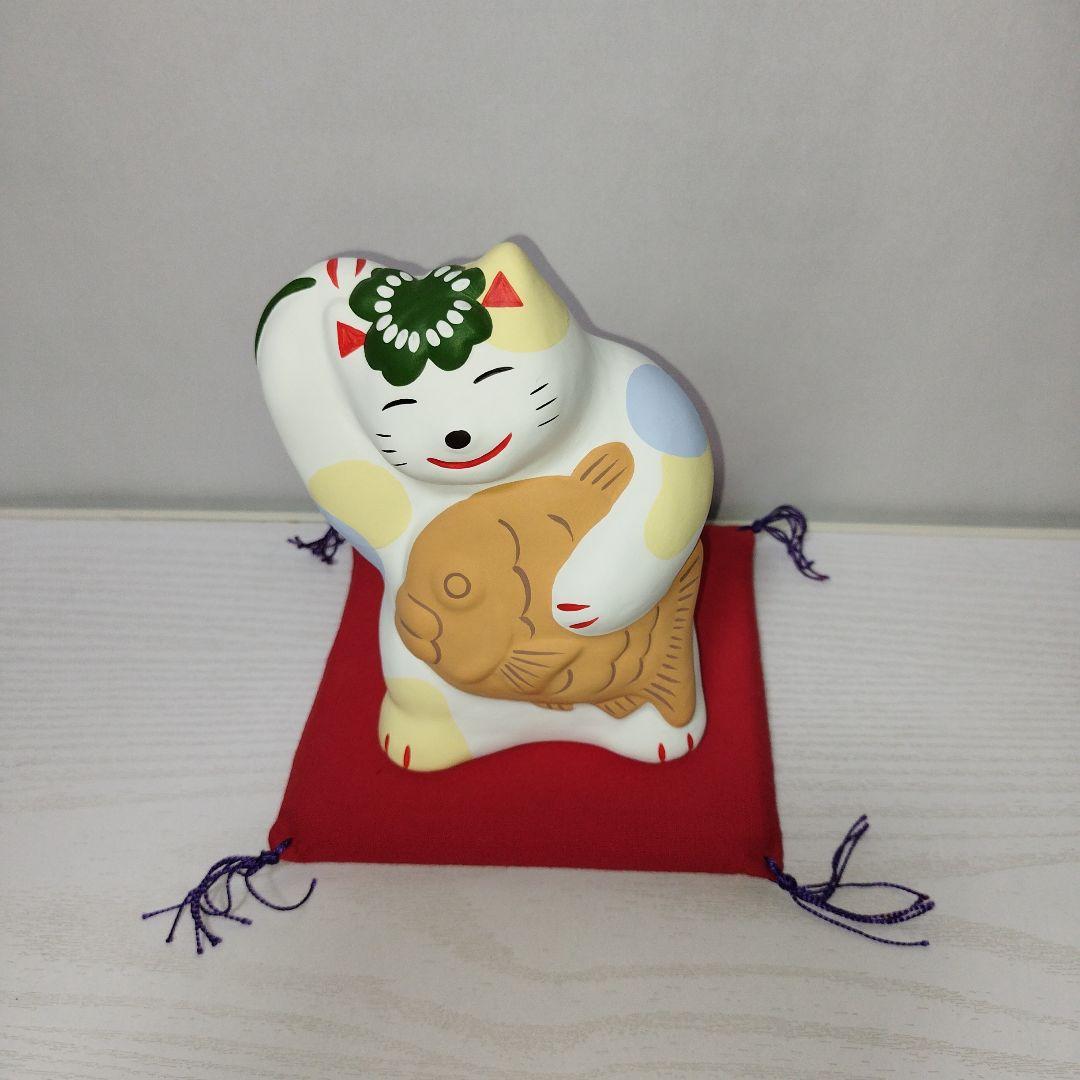 工房　輪葉葉 招き猫 鯛猫