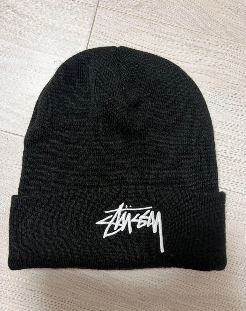 美品 Stussy ✖️ NIKE ビーニー　ニット帽