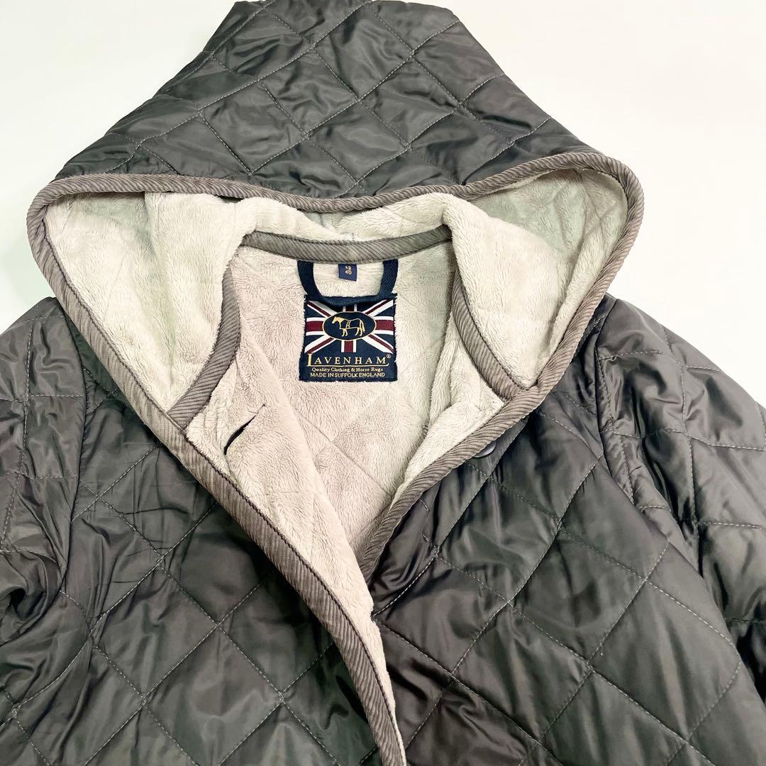 LAVENHAM キルティングコート ブランドン 裏ファー レディース 40