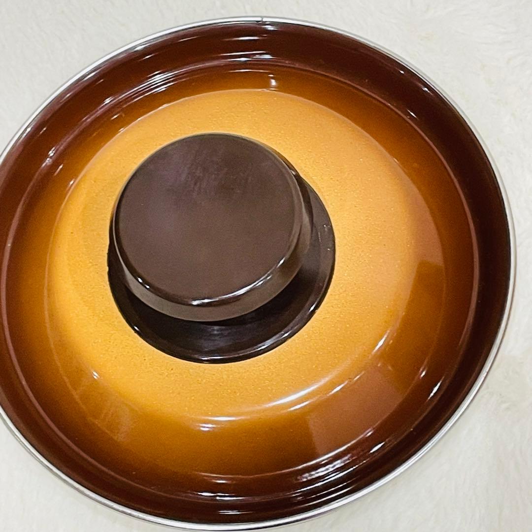 未使用　キノコ柄　琺瑯鍋　昭和レトロ　琺瑯　メリーマッシュルーム　ヴィンテージ