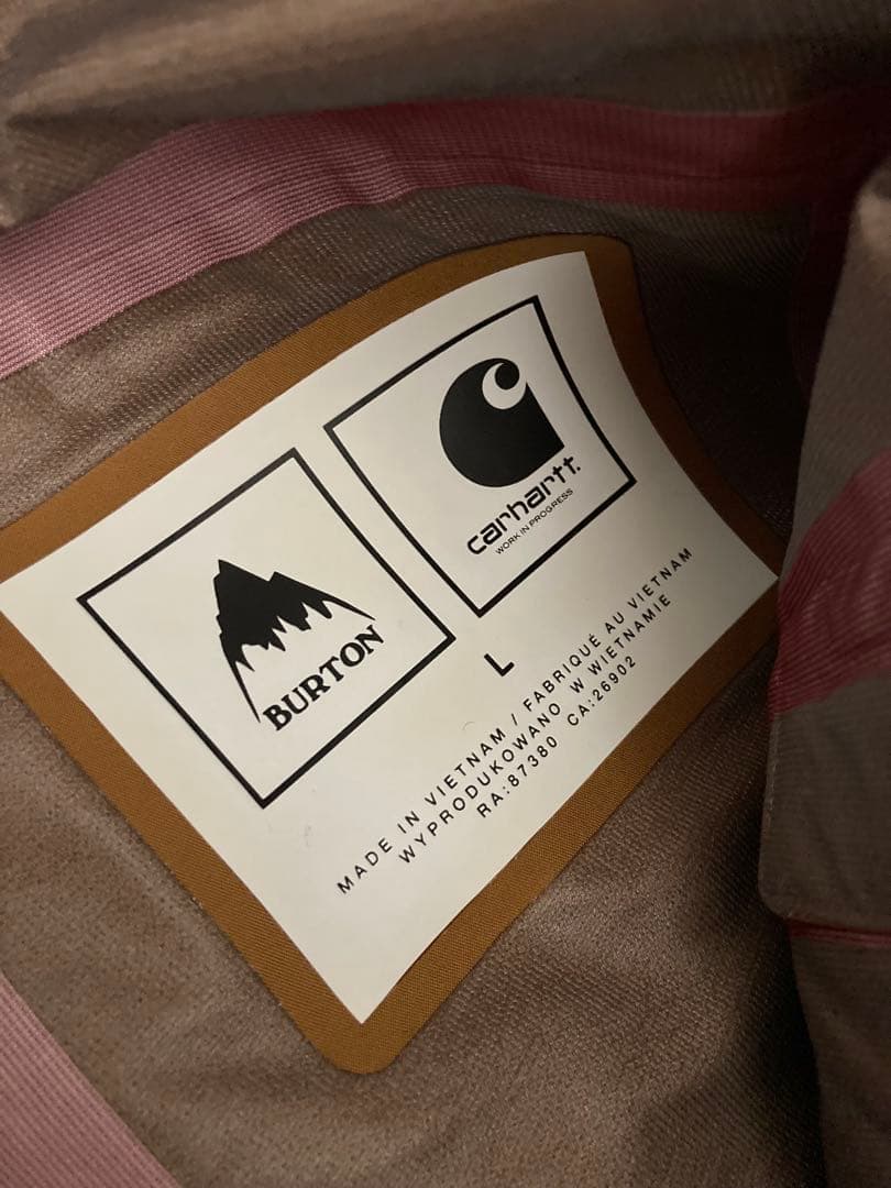 Burton × Carhartt コラボ ビブパンツウェア 新品