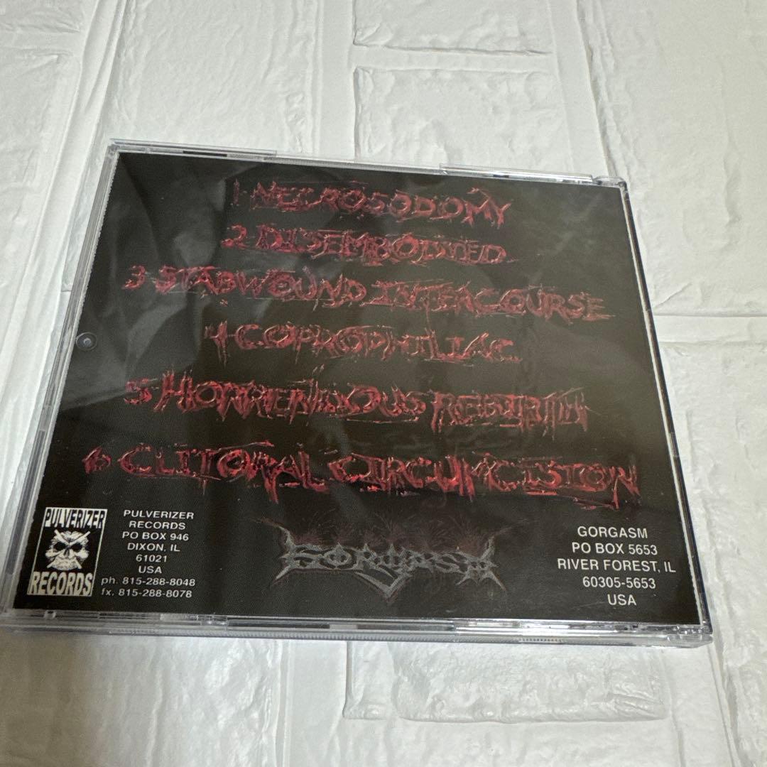 GORGASM CD デスメタル！