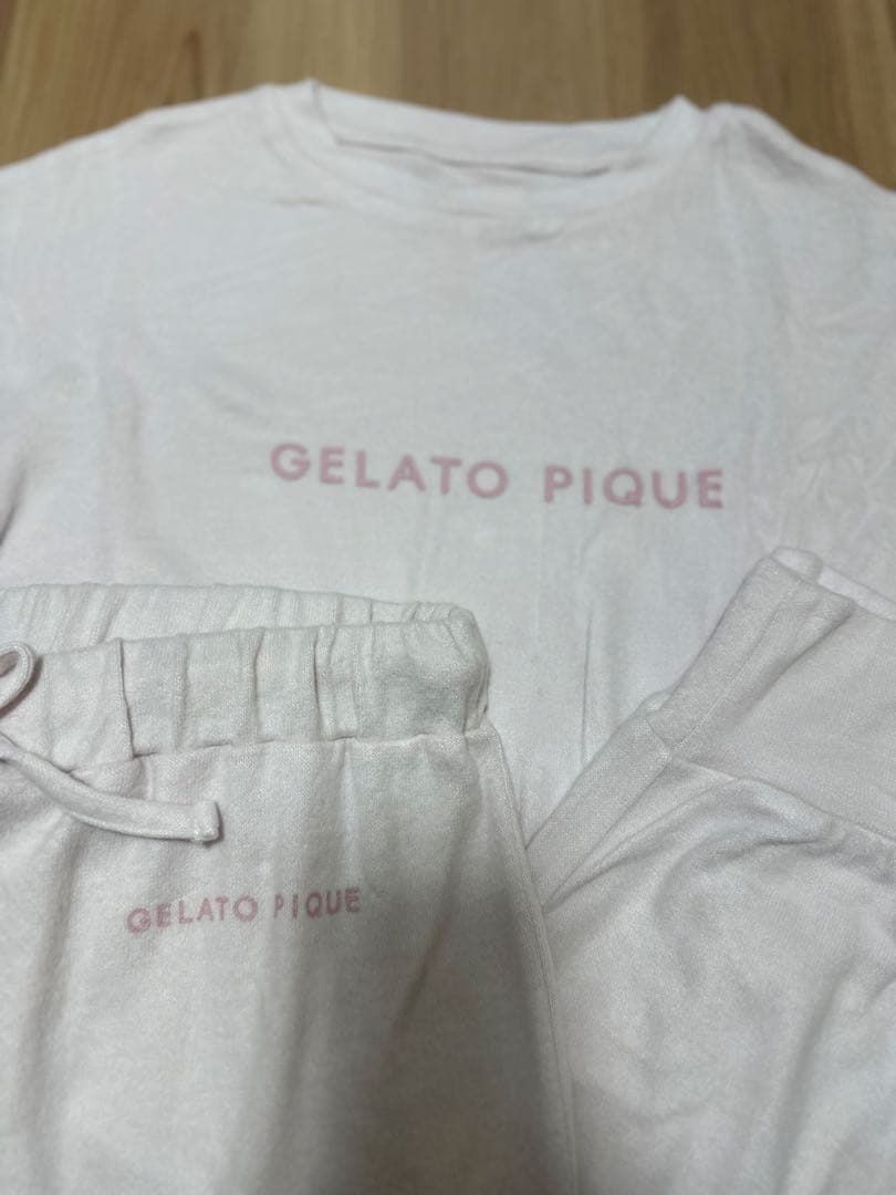 新品GELATO PIQUE/ピンクルーム上下ウェアセット