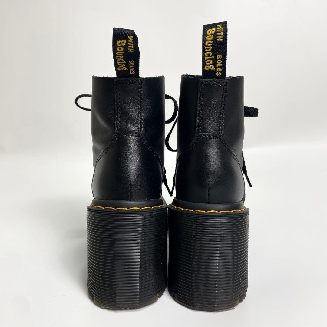 【美品】ドクターマーチン JESY ブーツ ヒール 厚底 ブラック UK3