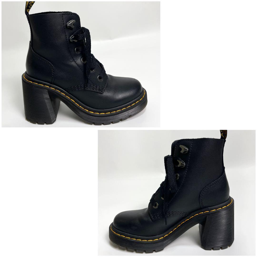 【美品】ドクターマーチン JESY ブーツ ヒール 厚底 ブラック UK3