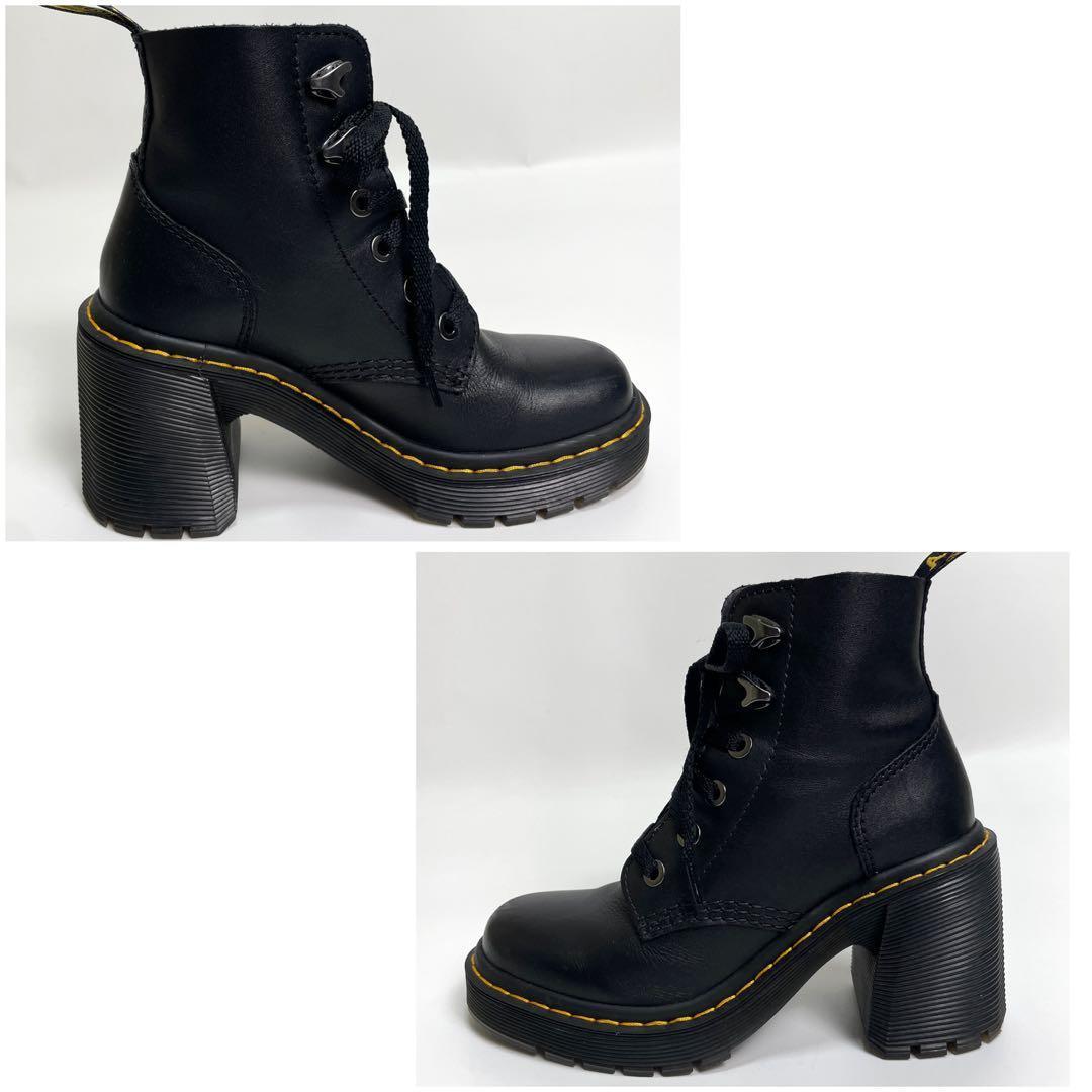 【美品】ドクターマーチン JESY ブーツ ヒール 厚底 ブラック UK3