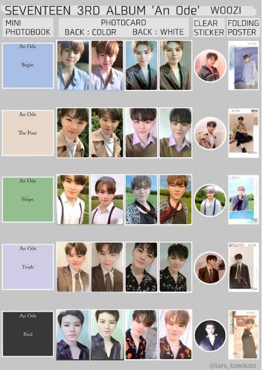SEVENTEEN ウジ AnOde まとめ売り トレカ