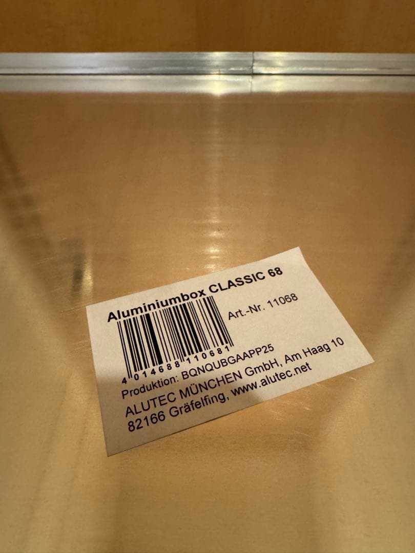 家具・インテリア ALUTEC ALUMINUM CONTAINER /CLASSIC 68L