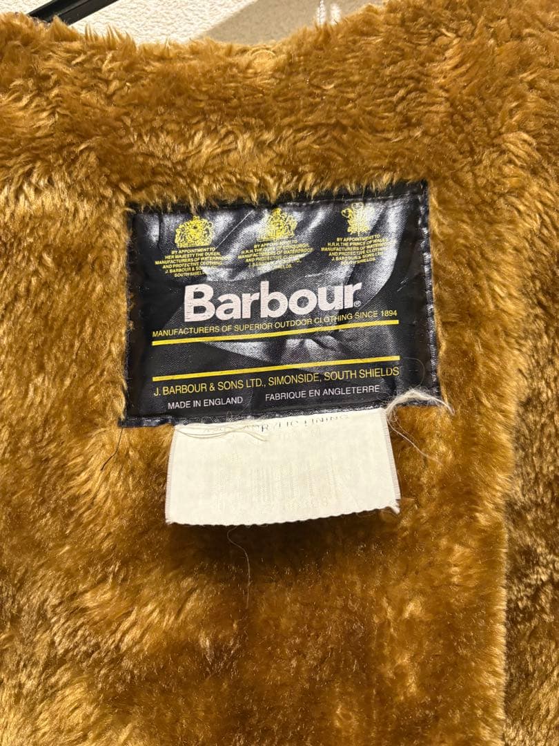 Barbour ファーライナーベスト ブラウン