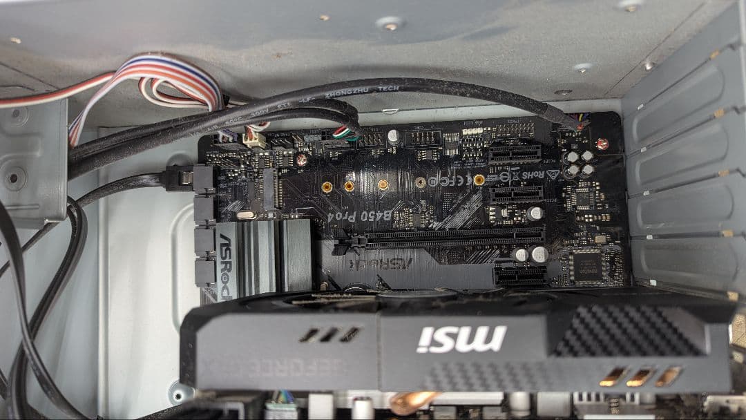 自作PC一式 ジャンク Ryzen5 3600 GTX1660SUPER