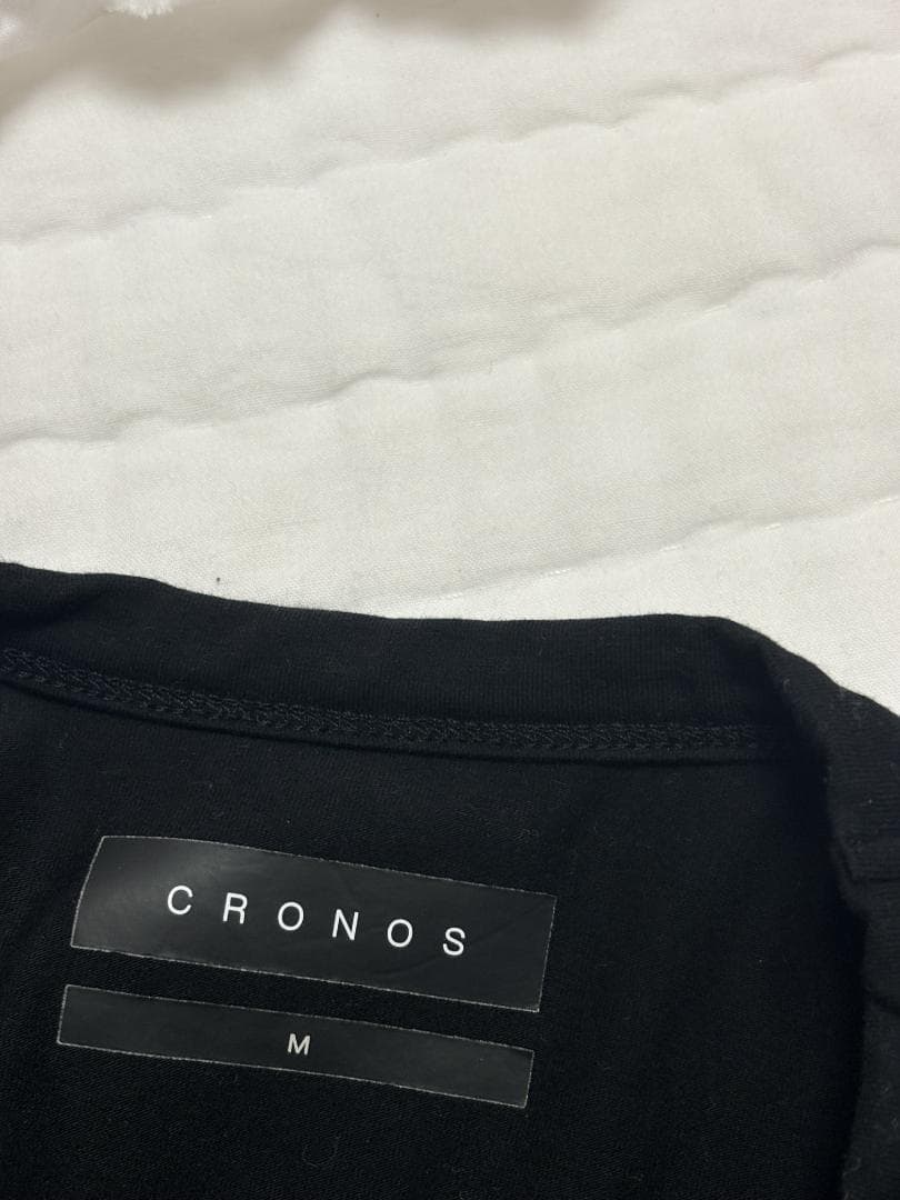 CRONOS ノースリーブタンクトップ 黒