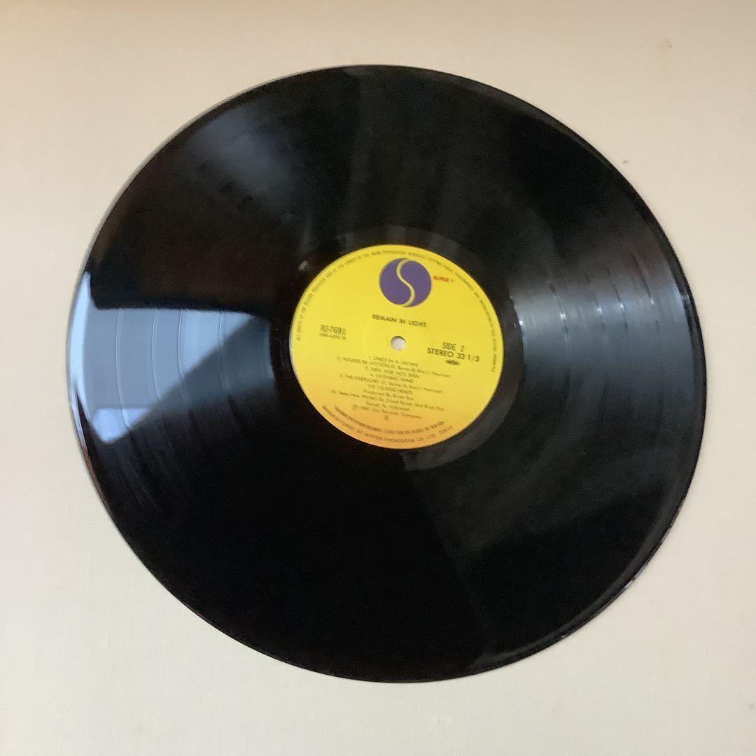 極上美品　TALKING HEADS REMAIN IN LIGHT LP