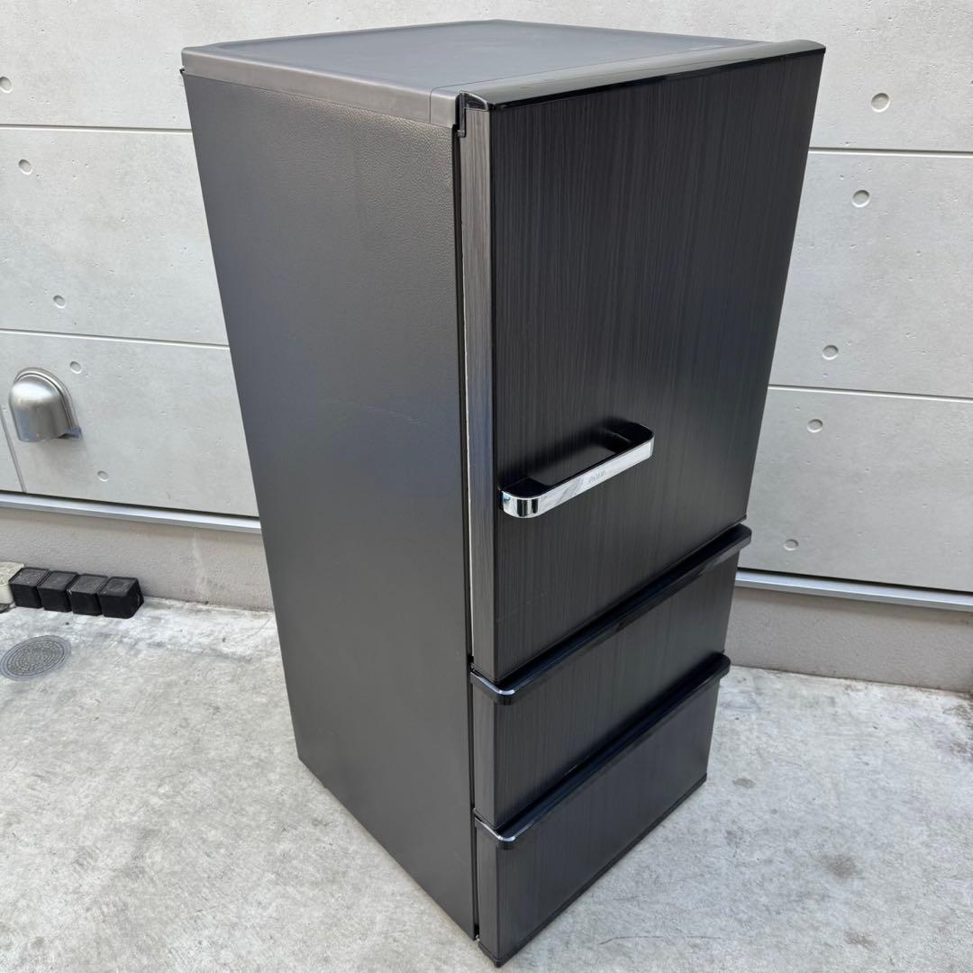 183⭐️2024年製美品★アクア　冷蔵庫　3ドア　大型　自動製氷　木目　大容量
