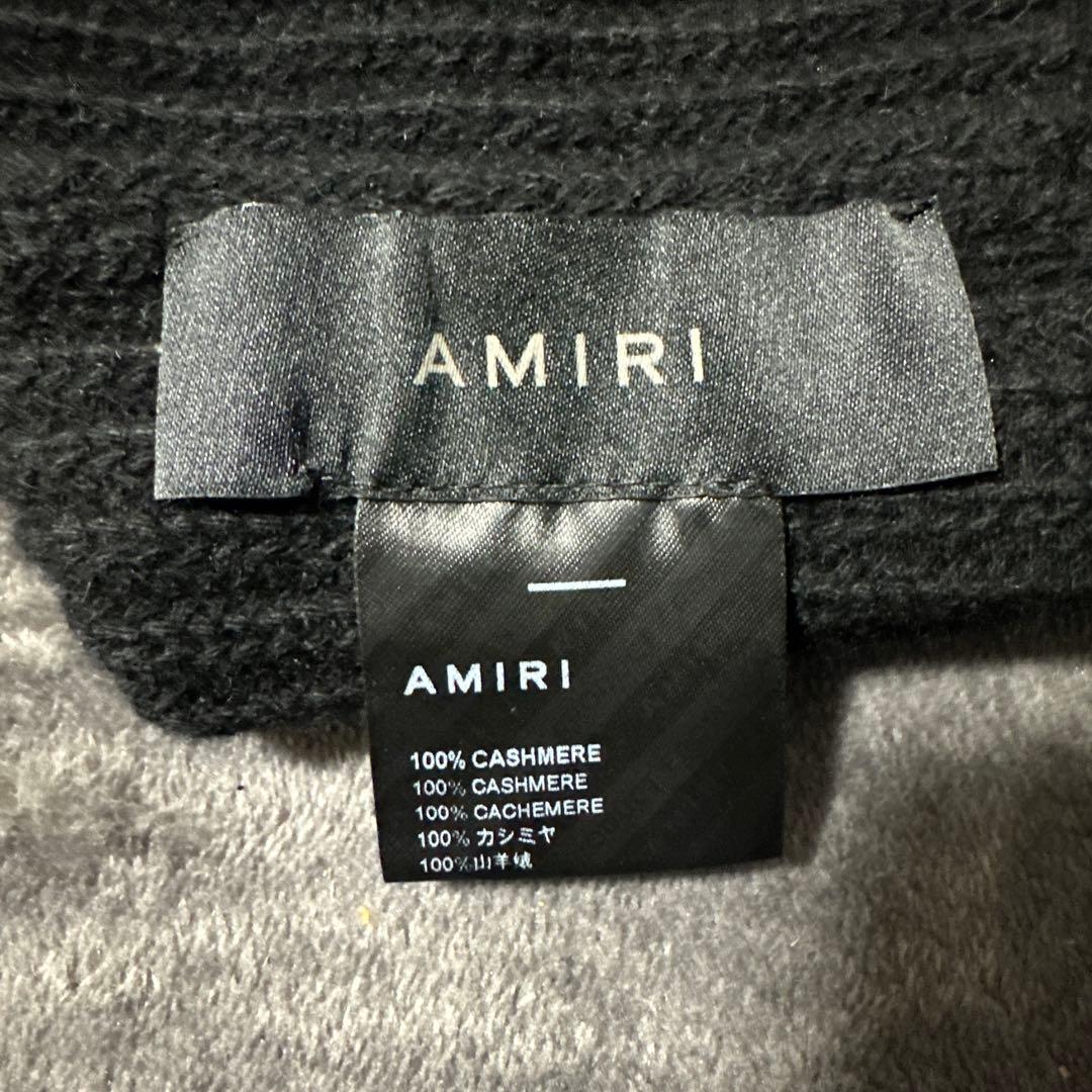 AMIRI ブラック カシミヤ ビーニー