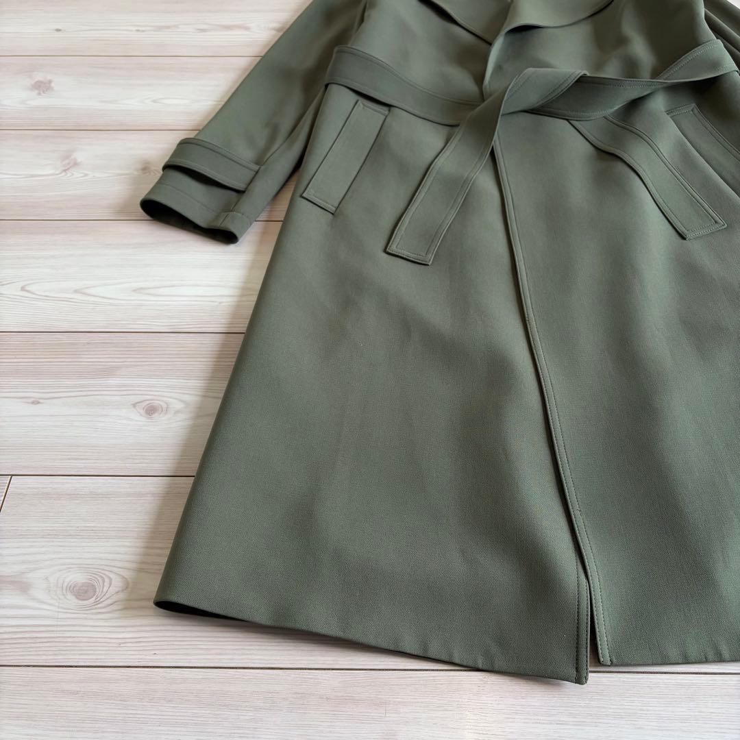 美品 2023AW Theory アドミラルクレープ トレンチコート S