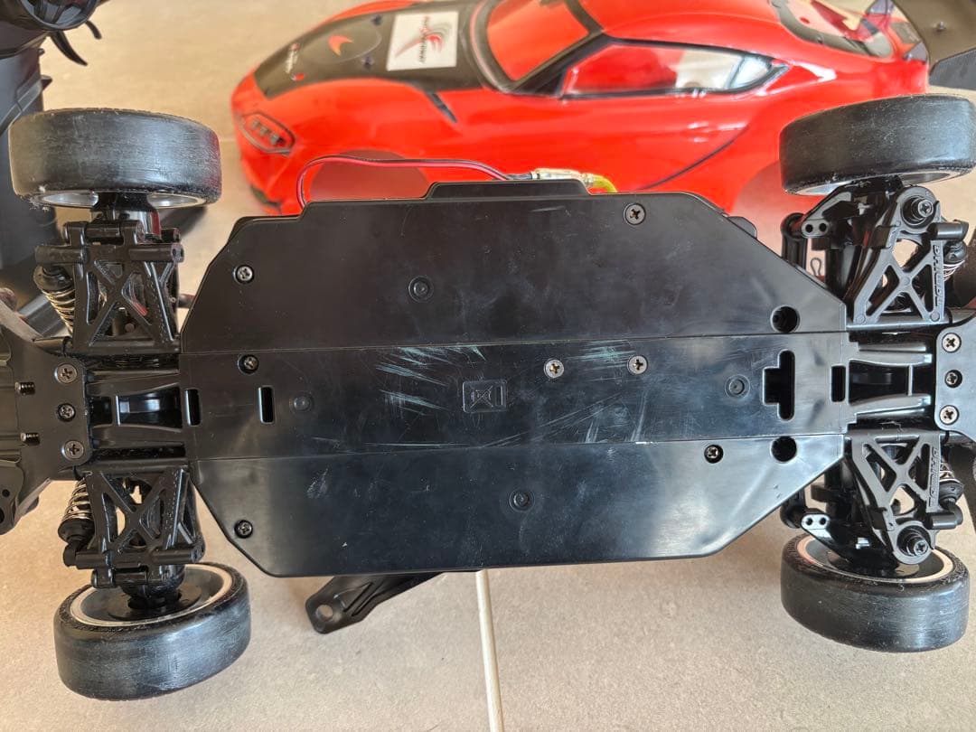 ラジコンTT02Dシャーシ プロポ セット動作確認済Supra ボディ