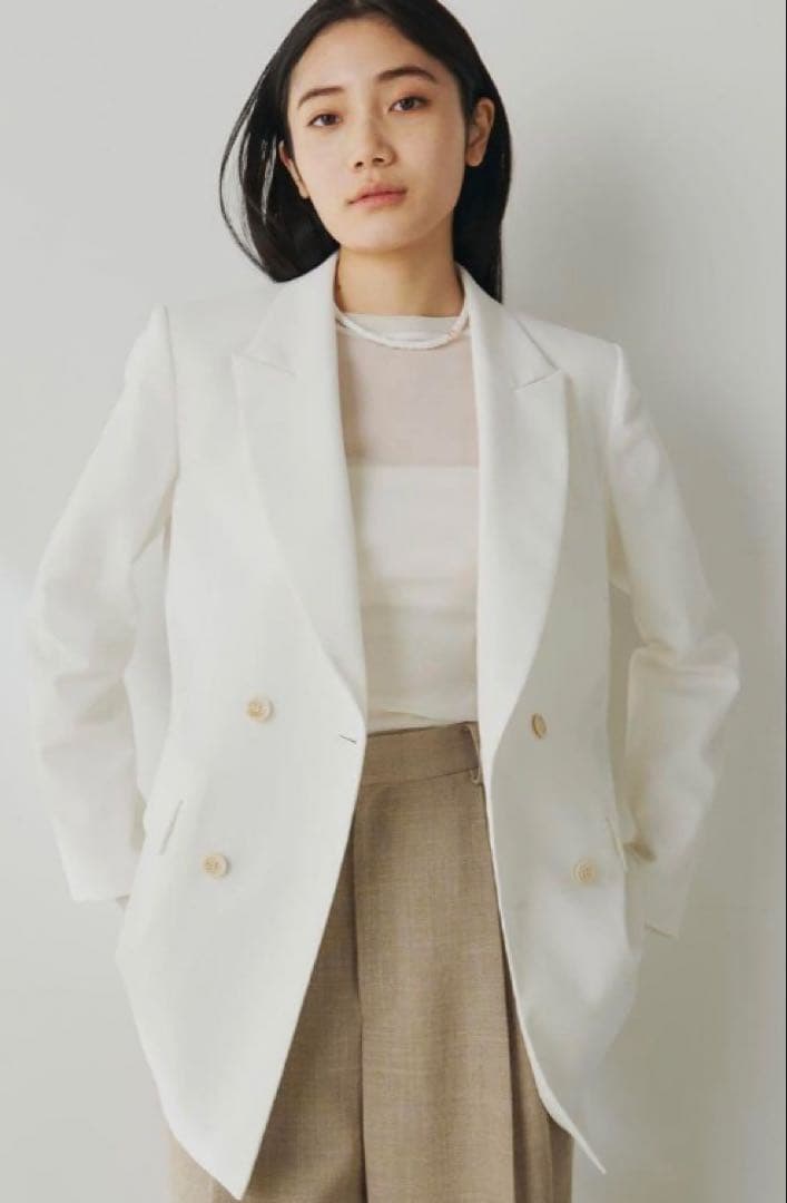 ⭐️新品未使用タグ付　whim gazetteウィムガゼットシアーダブルジャケット