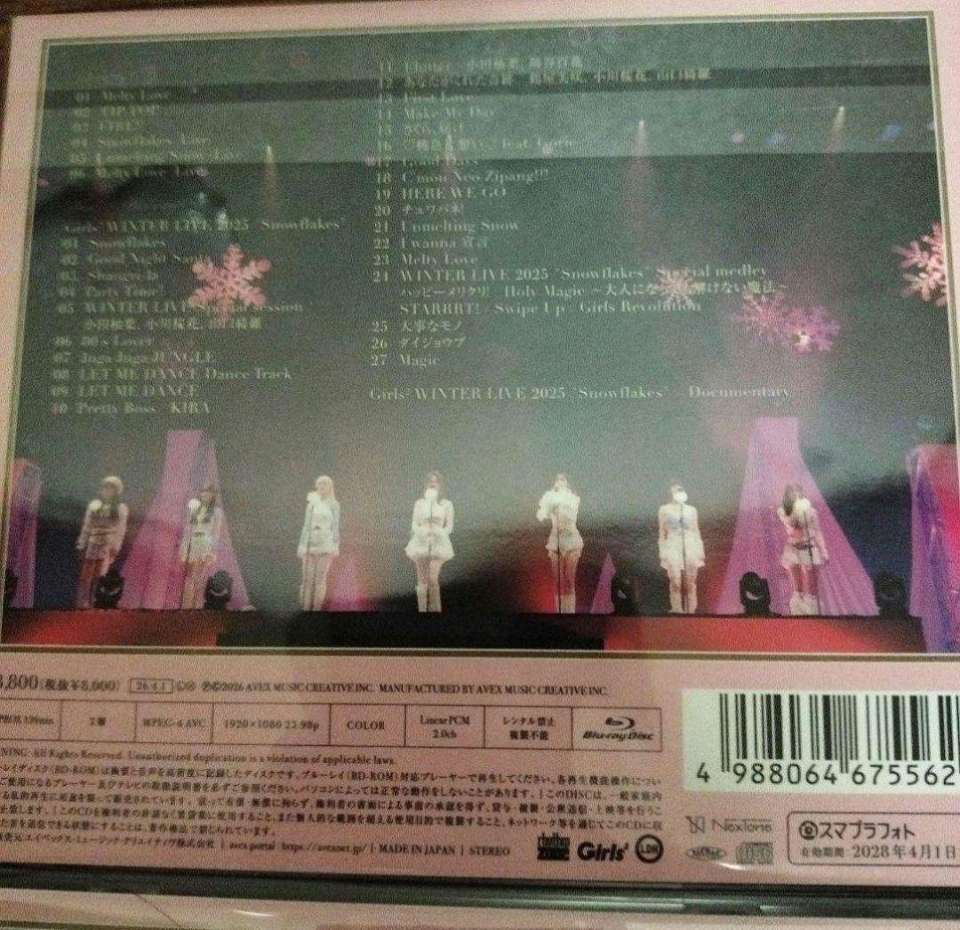Girls2 Melty Love CD(LIVE盤)(MV盤)おまけつき