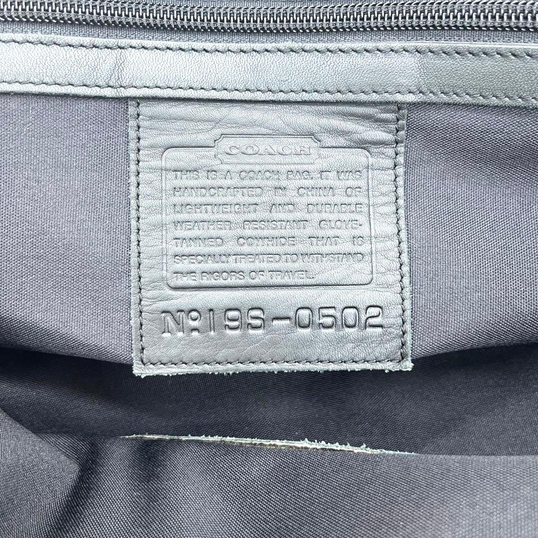 【付属品完備】OLD COACH 2way ボストンバッグ ブラック 0502