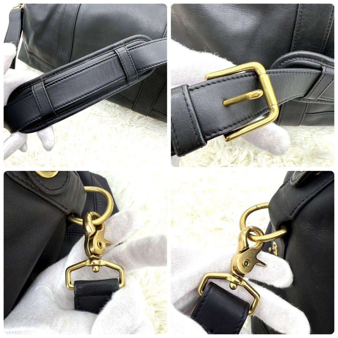 【付属品完備】OLD COACH 2way ボストンバッグ ブラック 0502