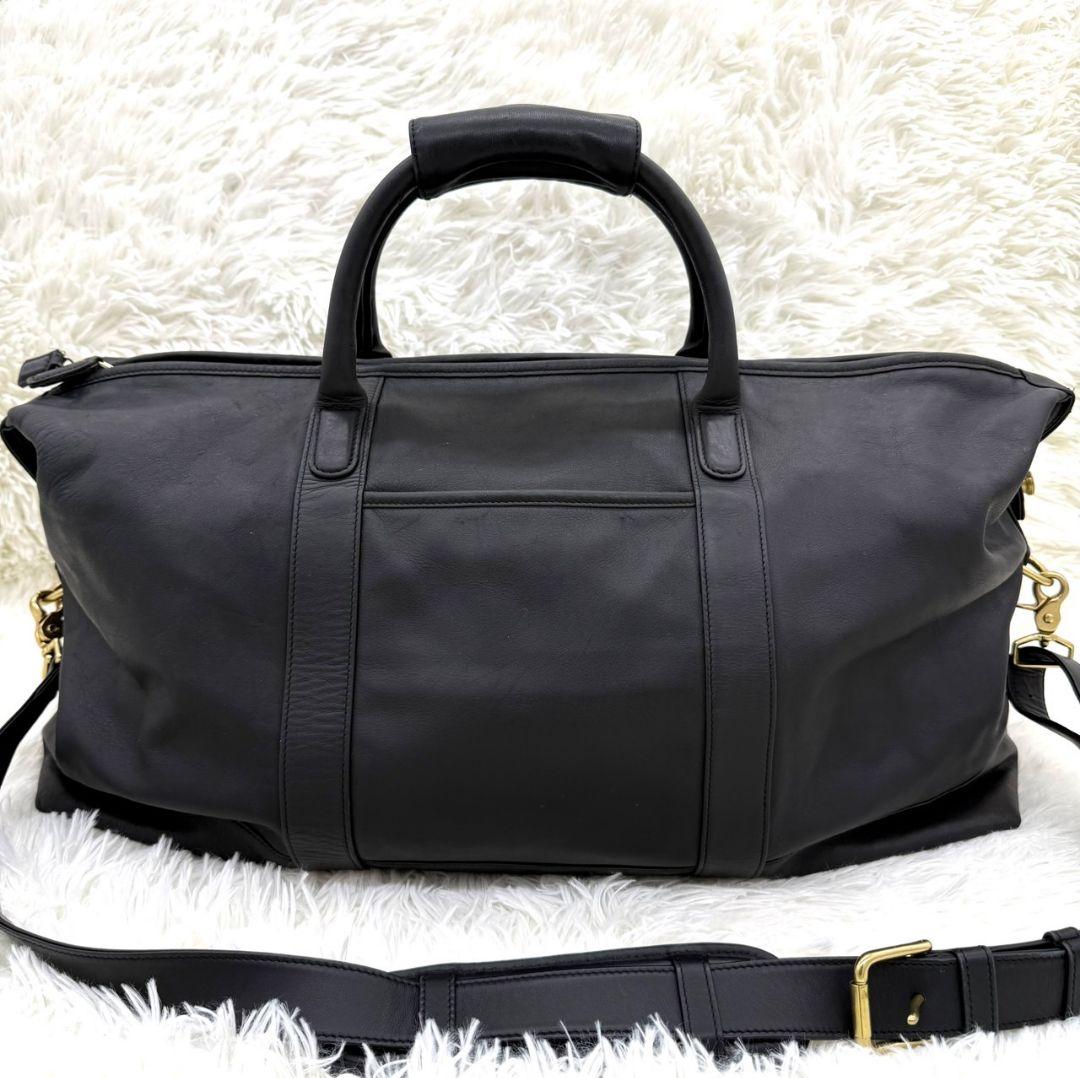 【付属品完備】OLD COACH 2way ボストンバッグ ブラック 0502