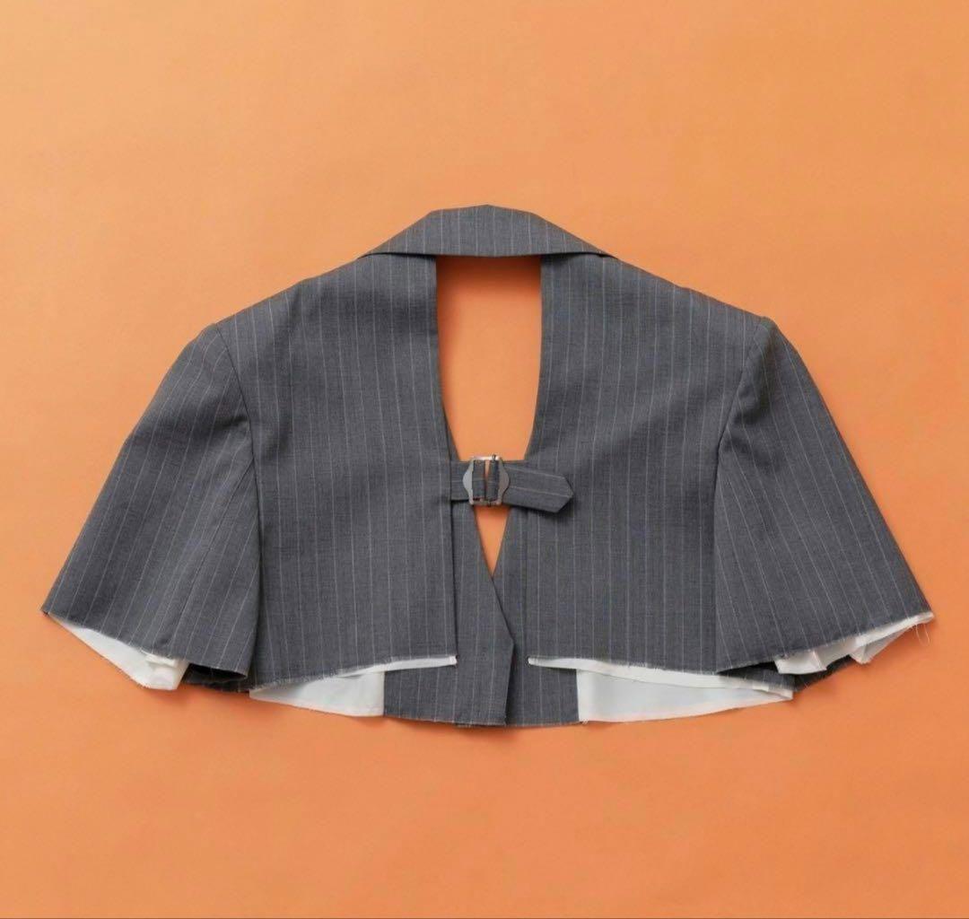 メゾンスペシャル カットオフ クロップド ジャケット