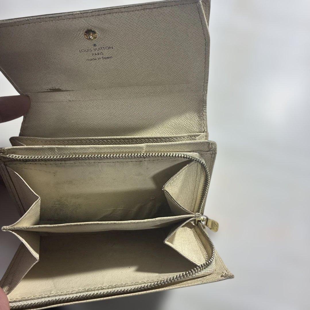 ルイヴィトン LOUIS VUITTON ダミエ アズール 二つ折り財布