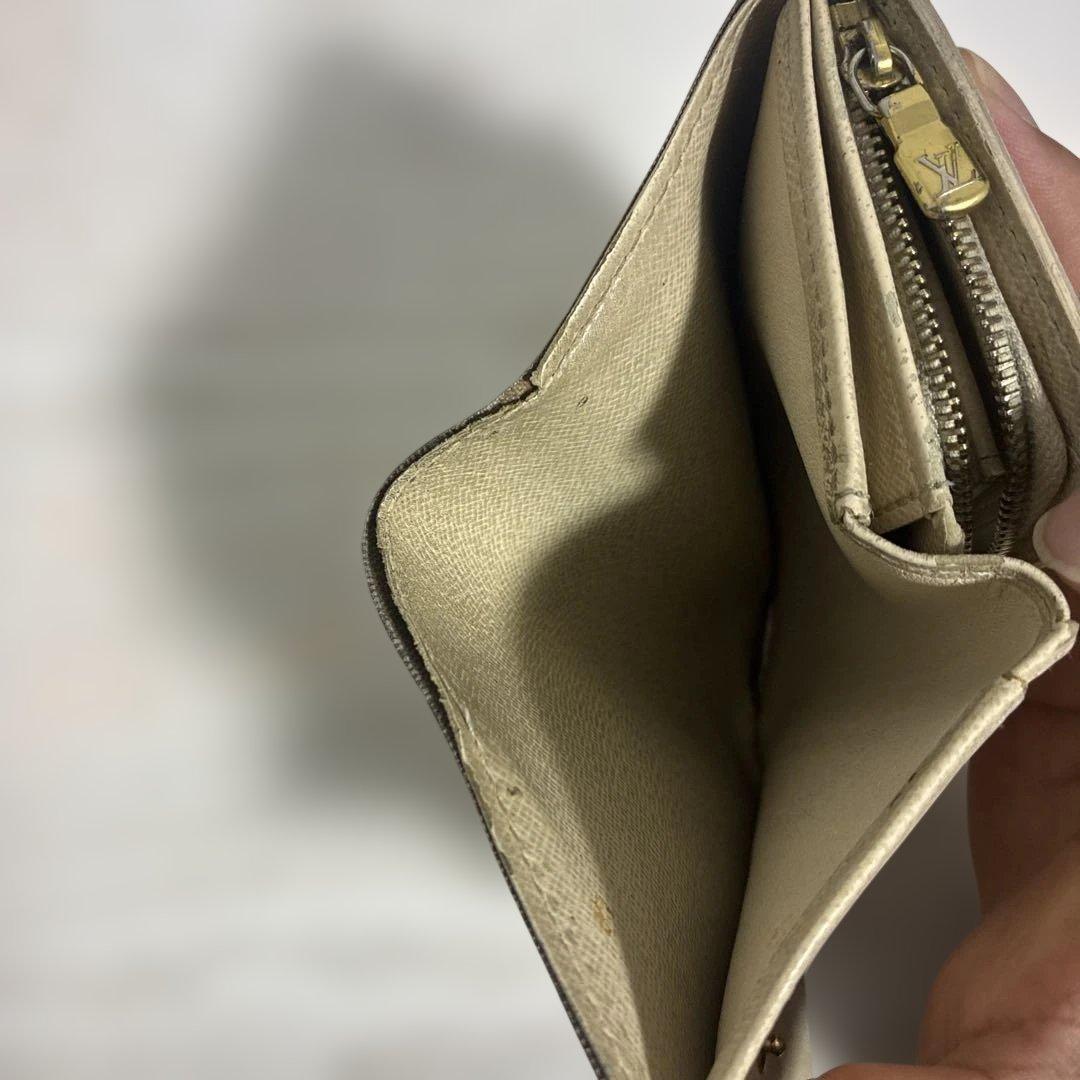 ルイヴィトン LOUIS VUITTON ダミエ アズール 二つ折り財布