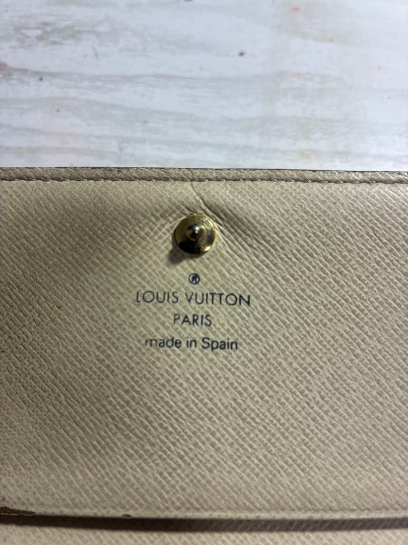 ルイヴィトン LOUIS VUITTON ダミエ アズール 二つ折り財布