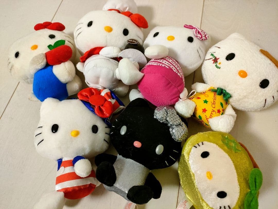 キティちゃん ぬいぐるみ まとめ売り ハローキティ激レア ヴィンテージ レトロ