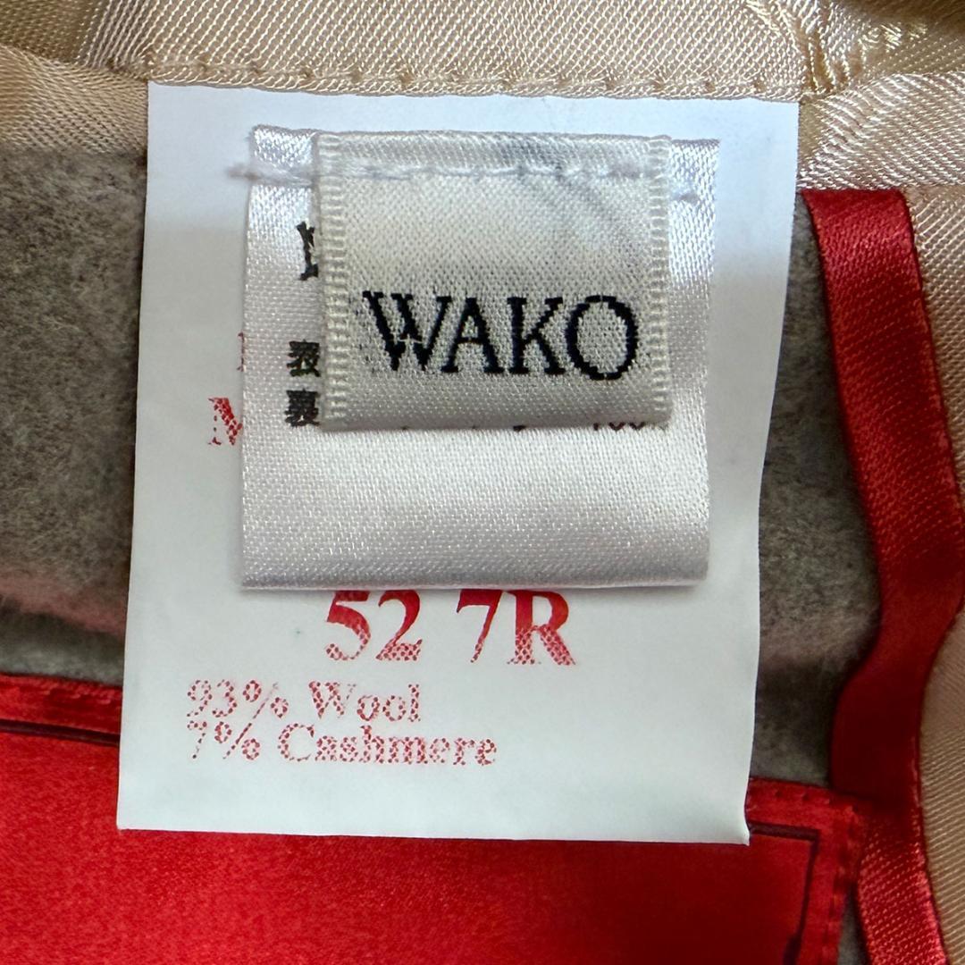 J7134 美品 イザイア CORTINAカシミヤ混ジャケット グレー系 52