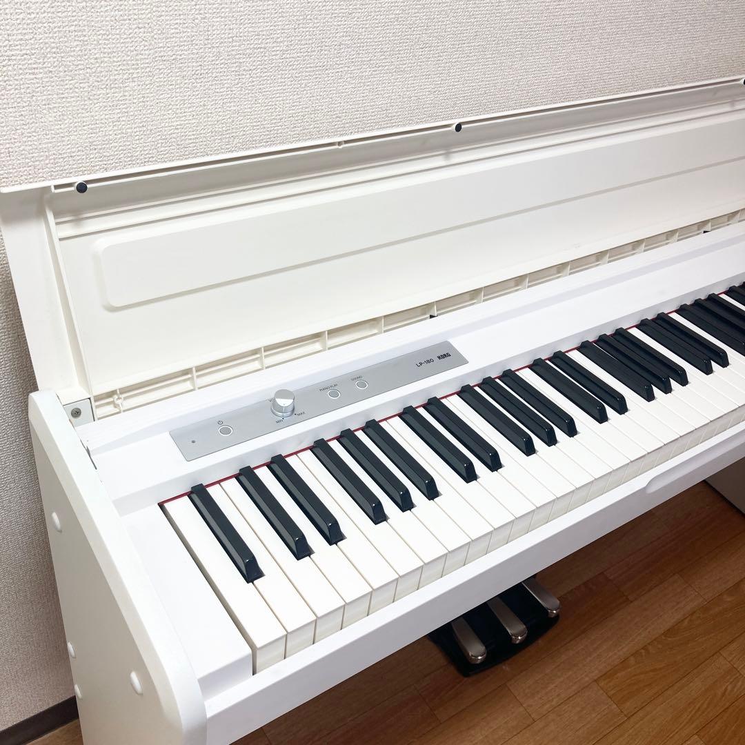 美品 KORG コルグ 電子ピアノ LP-180 88鍵 スタンド 2018年製