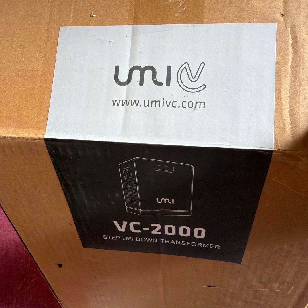 UMIVC 海外旅行用　変圧器 2000W 降圧専用 vc-2000