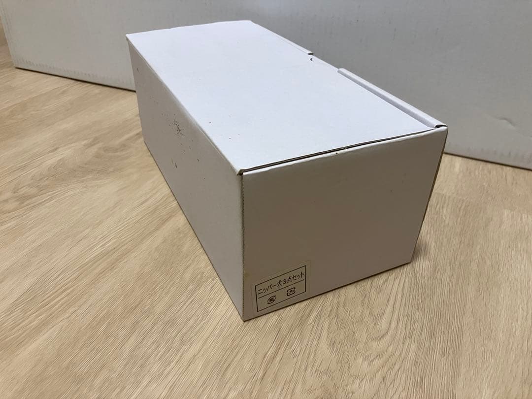 カ*ー様 「ニッパーくん」「蓄音機」「台座」の3点セット（陶器製）
