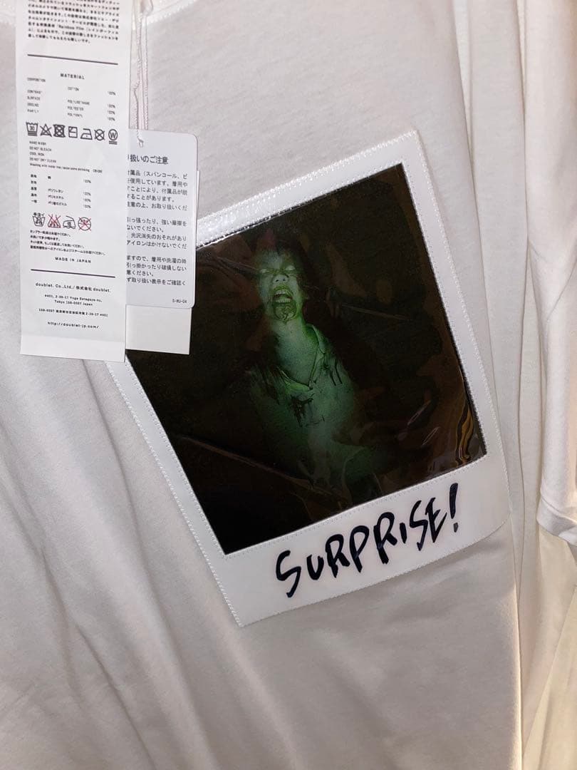 l*e様 【新品】doublet／POLAROID FILM T-SHIRT／X