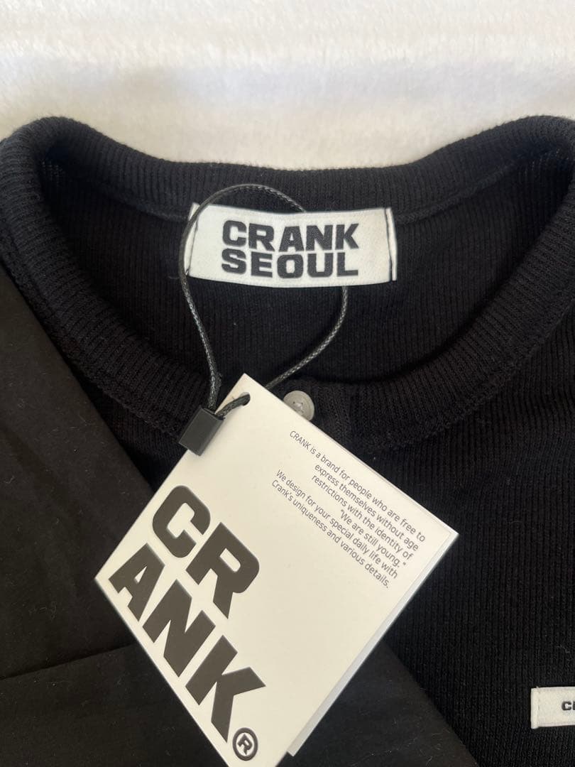Crank カーディガン黒　新品未使用