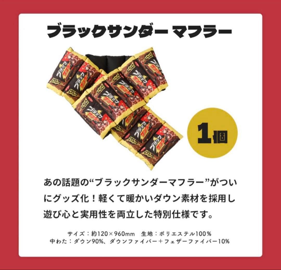【新品未開封】2026年 ブラックサンダー 激レアマフラー福袋 マフラー