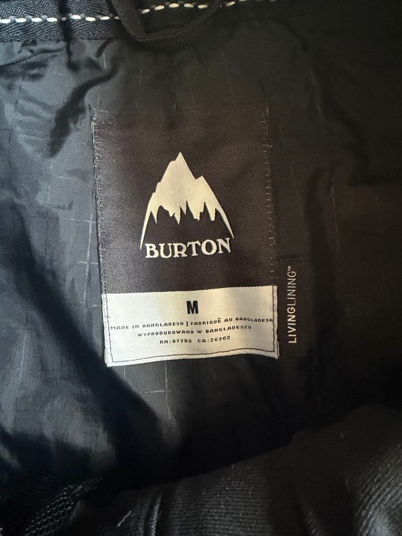 BURTON ブラック スノーボードパンツ M