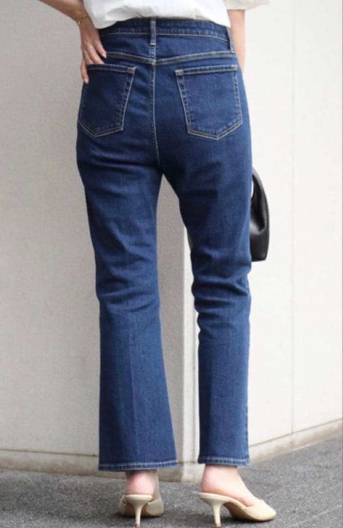 【専用】23ss ドゥーズィエムクラス CROPPED DENIM ブルー 38