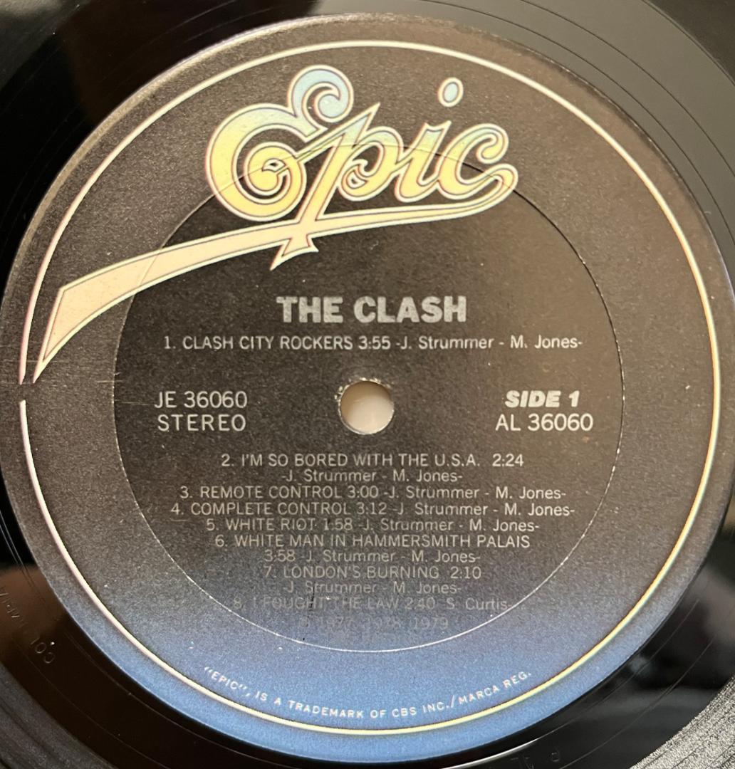 The Clash LP レコード USオリジナル