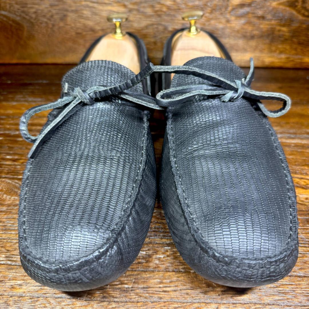 ◆ARMANI◆エンポリオアルマーニ 26cm ドライビングシューズ レザー即決