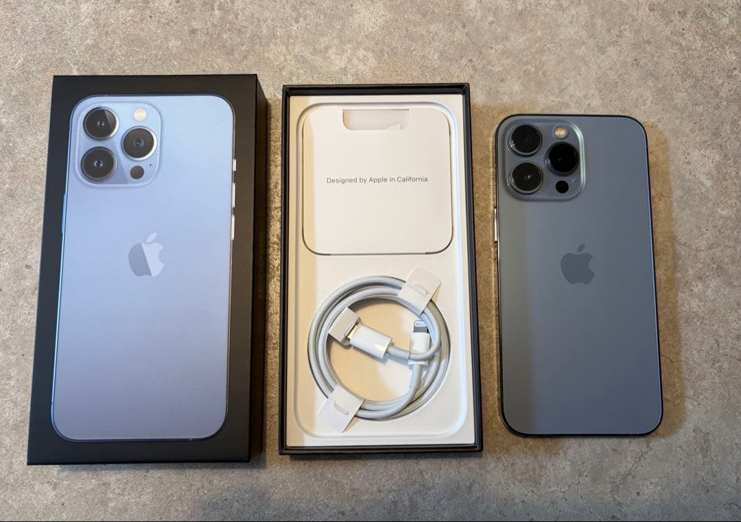 【美品】Apple iPhone 13 Pro 128GB シエラブルー