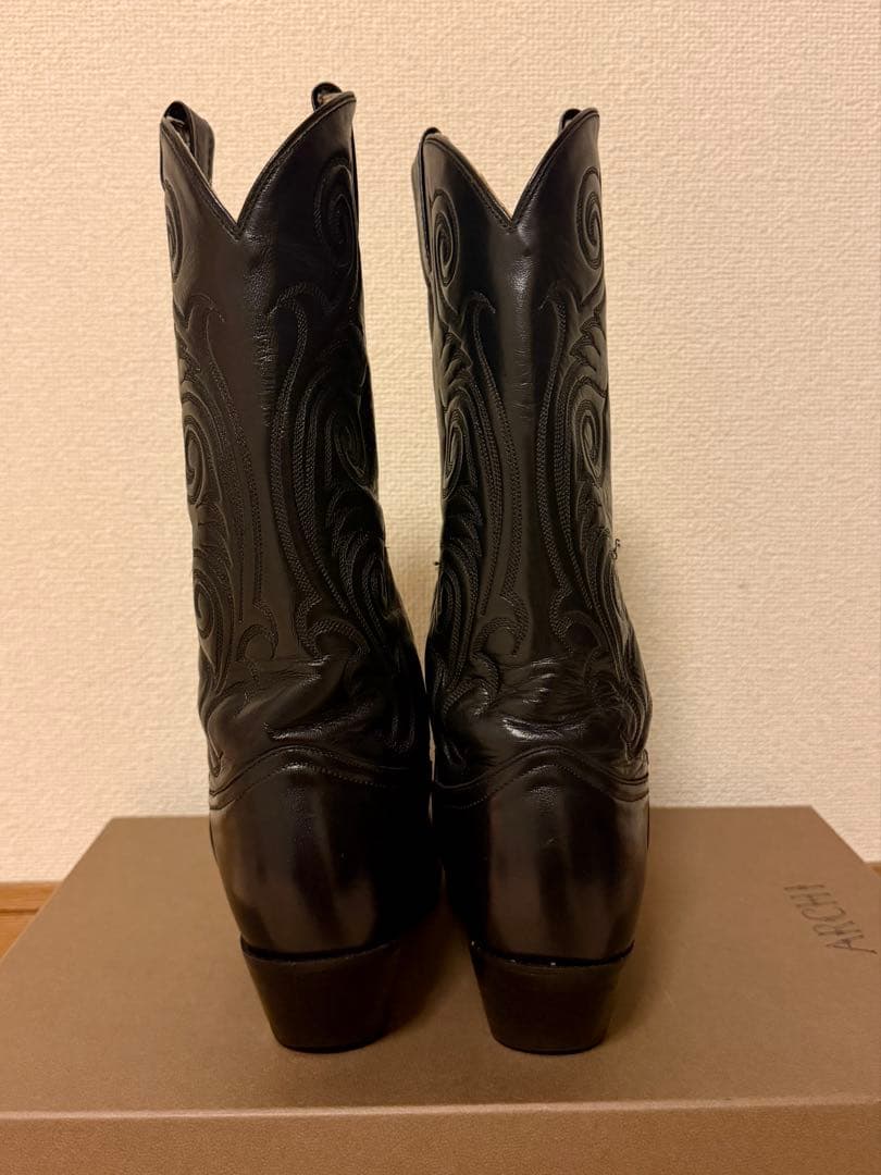トニーラマ Tony Lama 黒 ウエスタンブーツ　23cm 美品